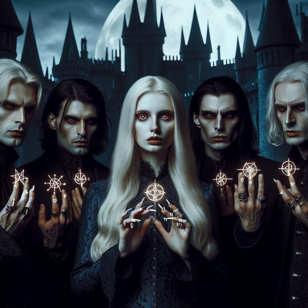 Mysterious Vampiric Bloodline Masters Dark Magic