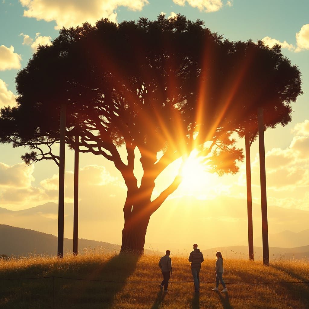 Hyperdetailed Sunny Day in Wes Anderson Style