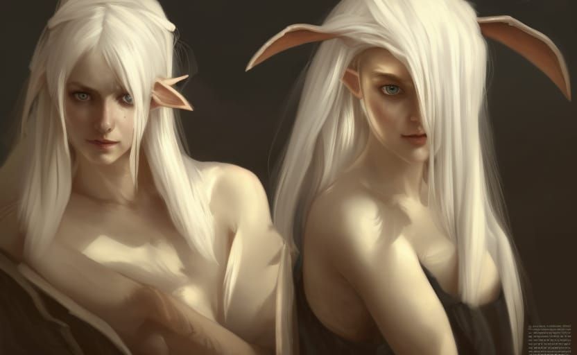 Elven Queen Portrait with Dynamic Lighting