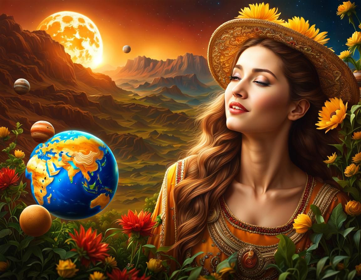 Sad Earth Smiles as Planets Express Emotions