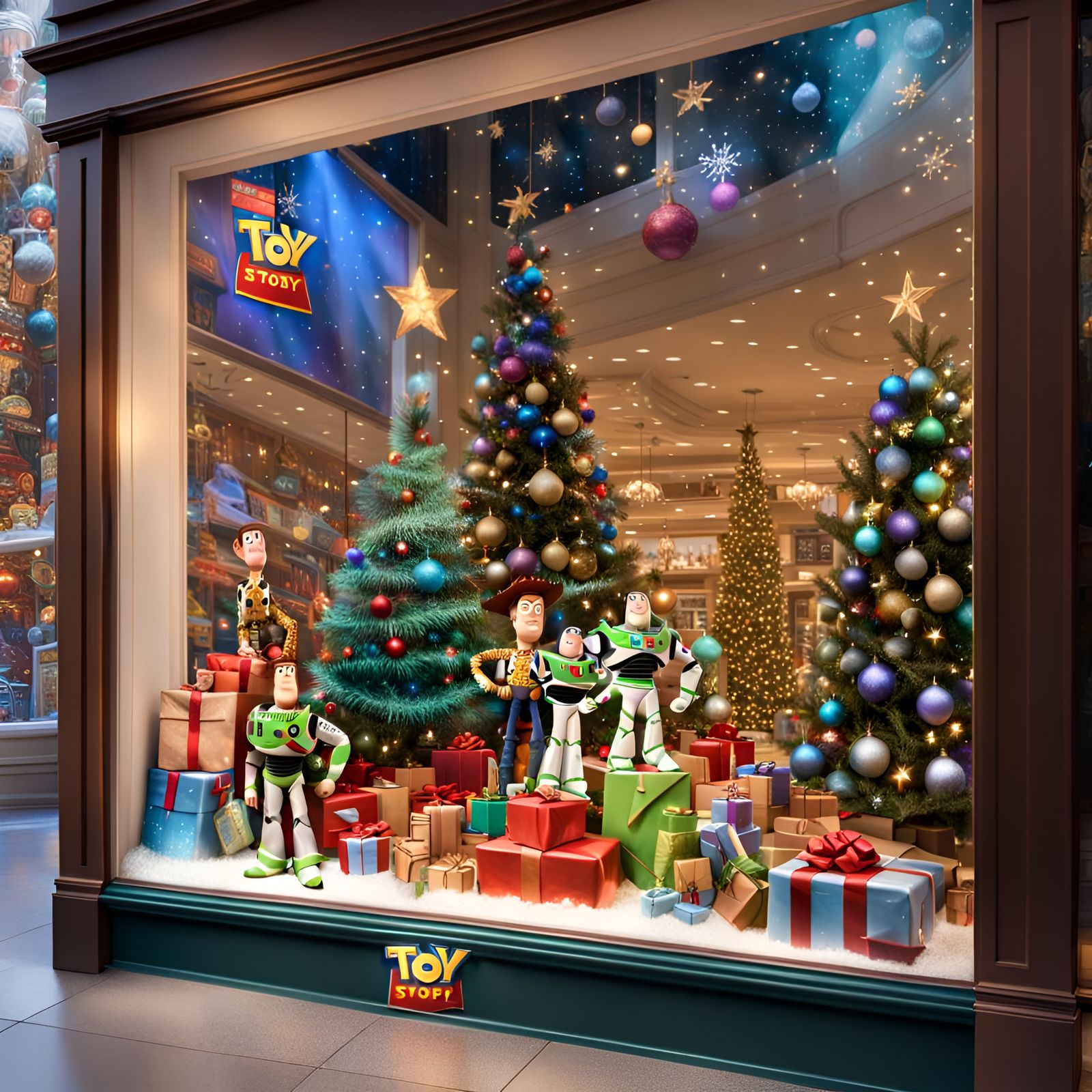 Toy Story Toy in Shop Window Display