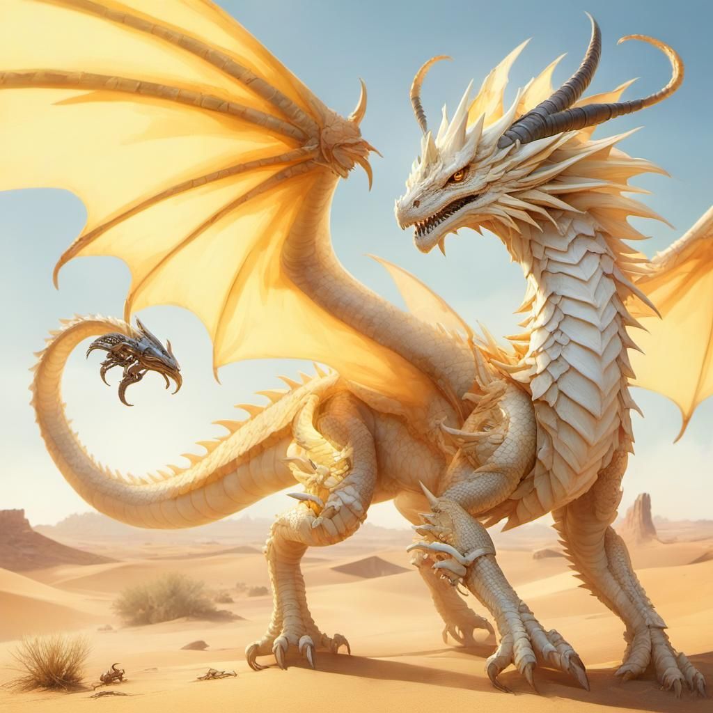 Anime Sandwing Dragon with Scorpion Stinger