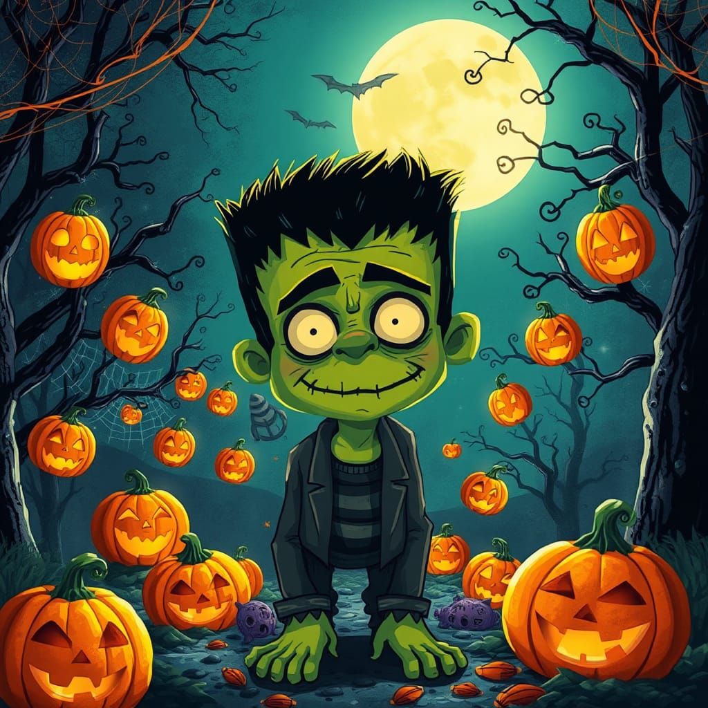 Франкінштейн Веселий Хеллоуїн