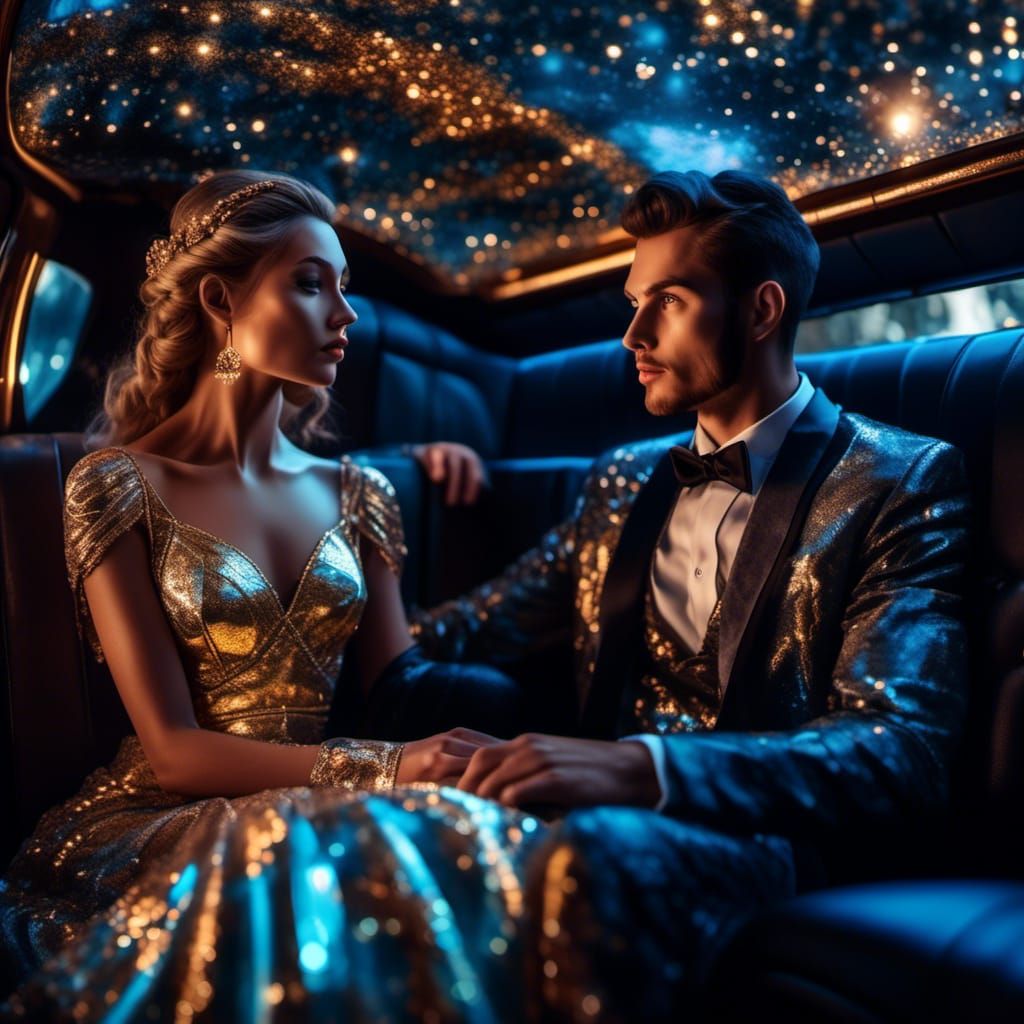 Ethereal Goddess Under a Sparkling Moonlit Sky