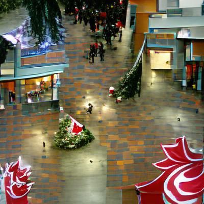 Christmas at Coquitlam Centre: A Festive Scene