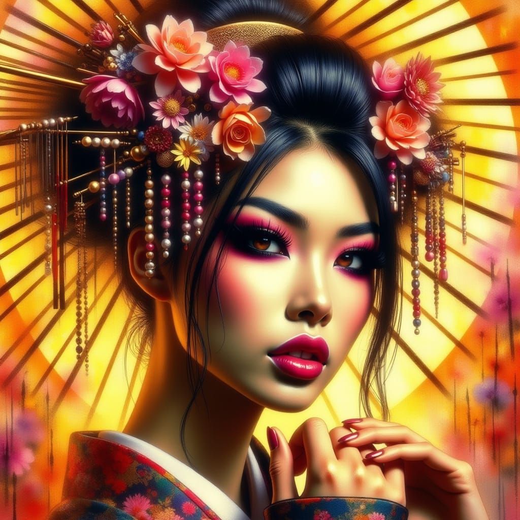 Asian Geisha Punk