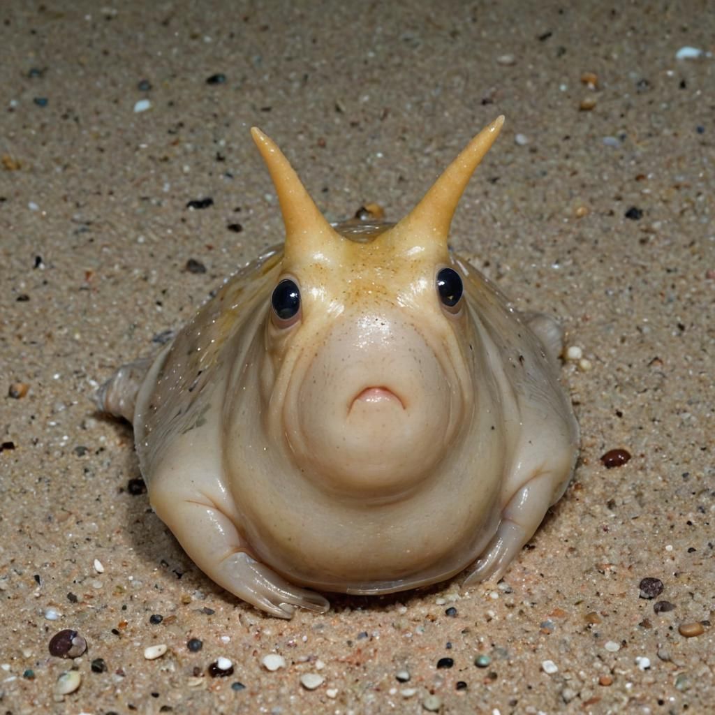 Sea Slug with Actress Face: Photorealistic Art
