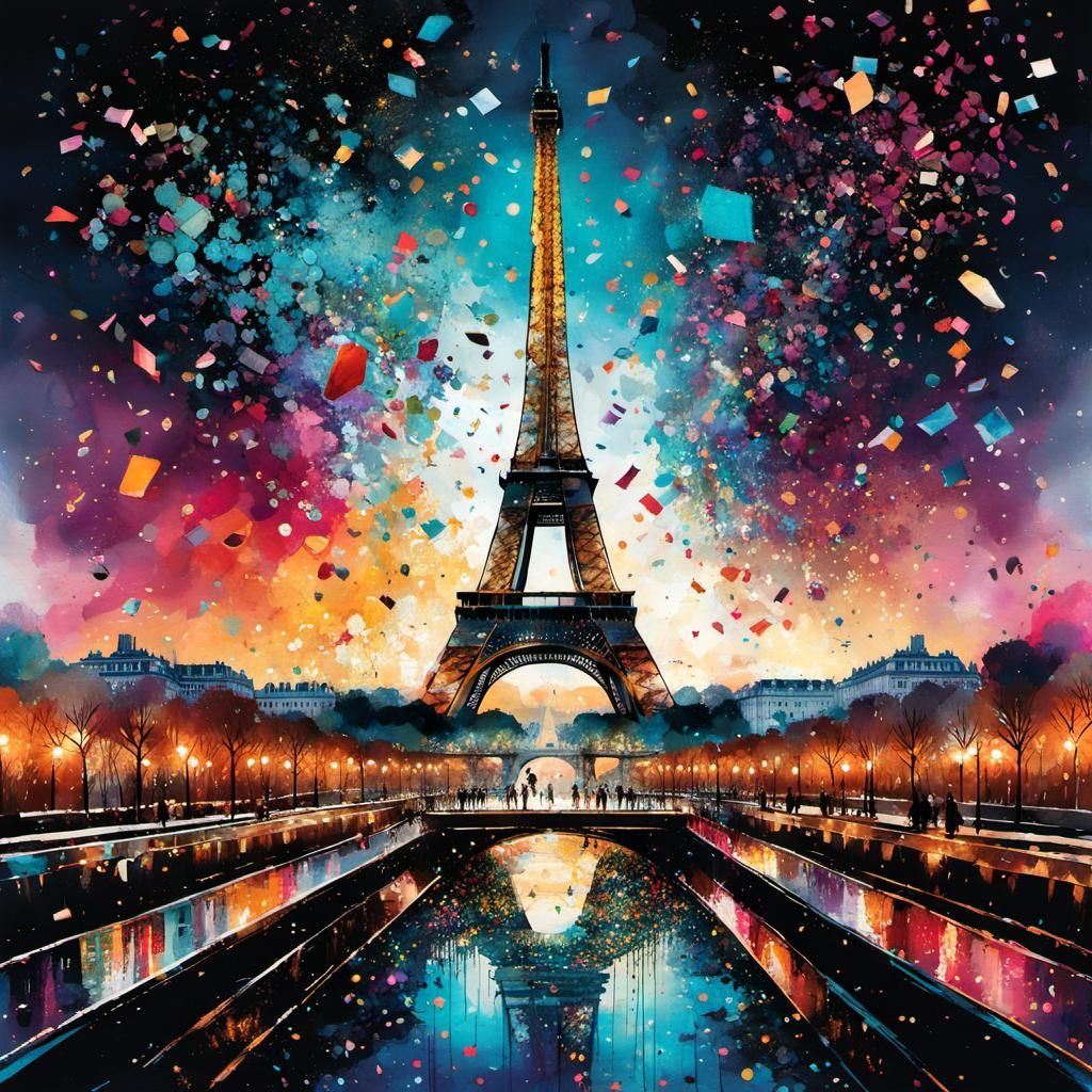 Parisian confetti