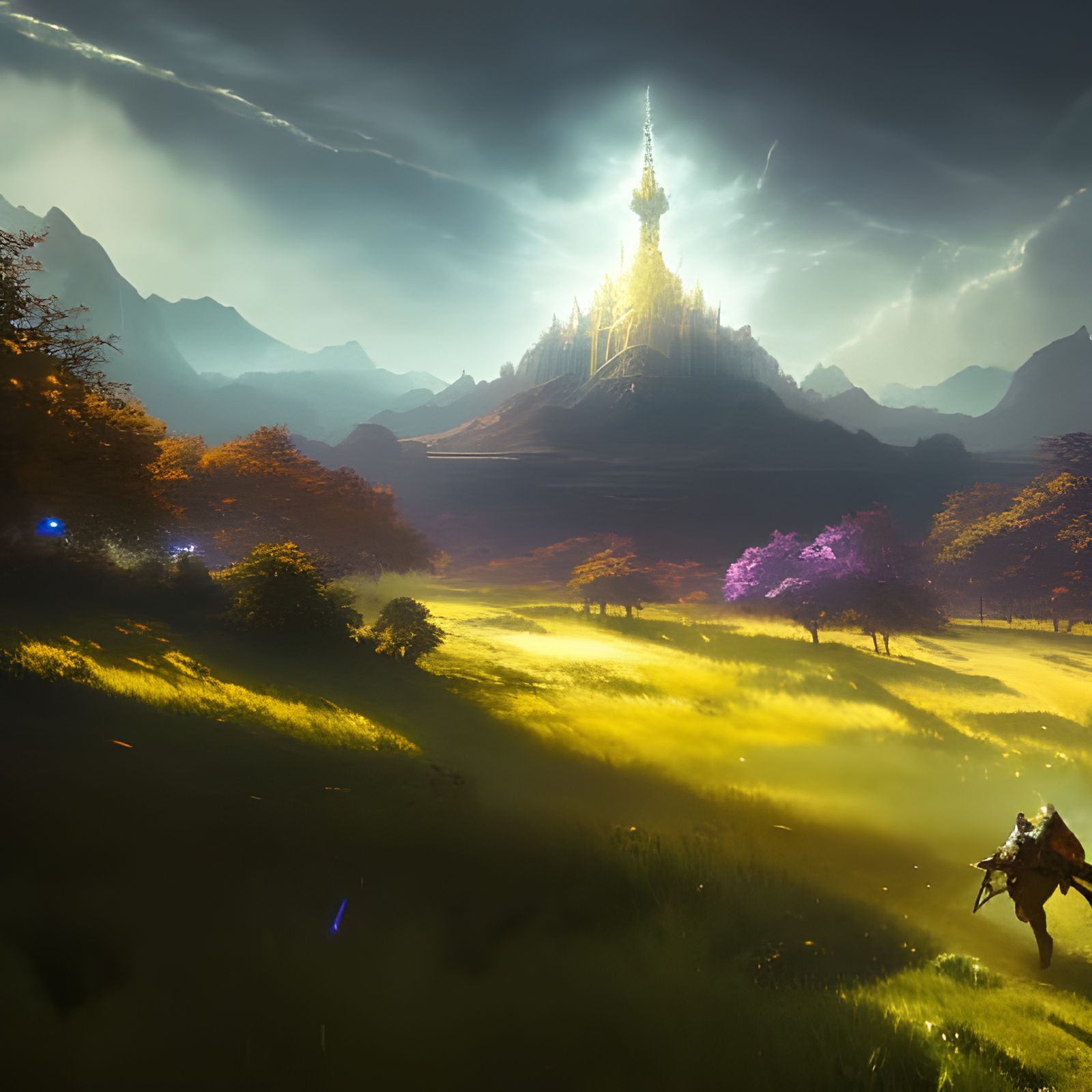 Hero of Time: Dark Fantasy Anime Key Visual