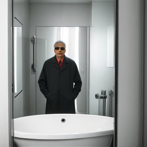 Blind Man's Reflection: A Visual Paradox