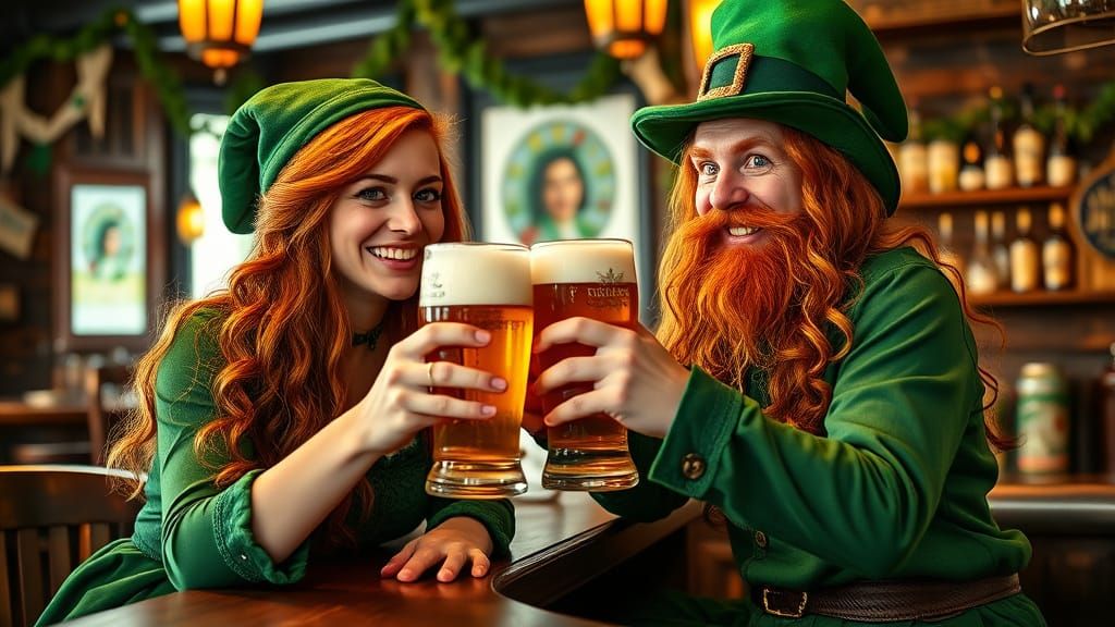 Vibrant Celtic Celebration in Emerald Ireland