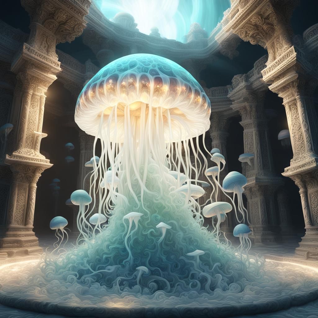 Serpent Shadow in Crystal Jellyfish Temple
