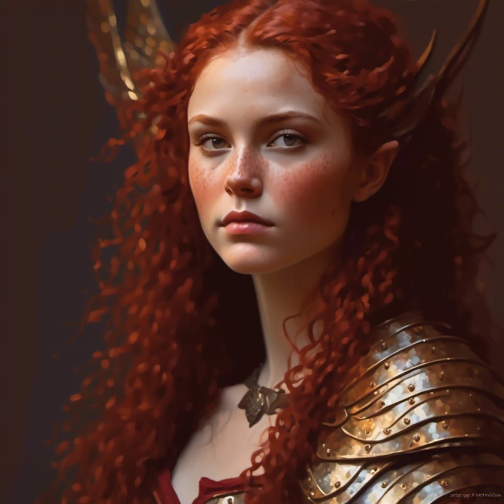 Lady Britomart: Dragon Slayer in Fantasy Armor