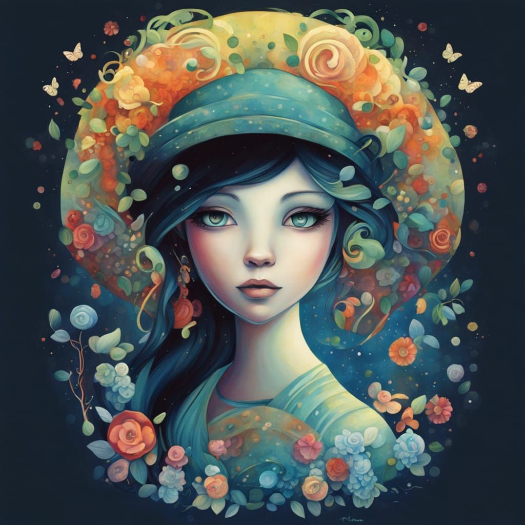 Surreal Cityscape with Dreamlike Landmarks