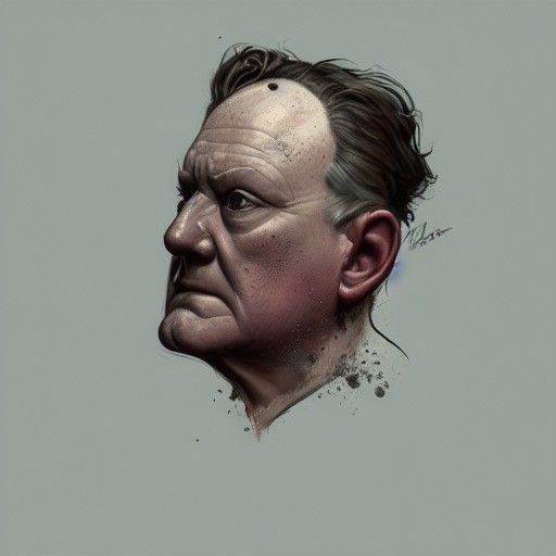 Horace Slughorn Portrait in Artgerm Style
