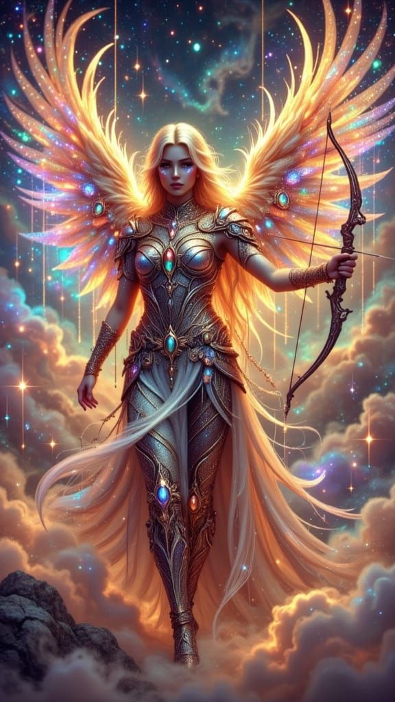 <lora:Luxurious:1.0> Digital art, warrior, magic, fantasy ar...