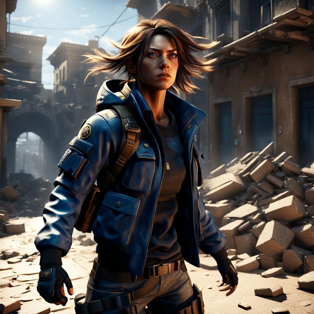 Counter-Strike Operative Against Wind, Unreal Engine 3D