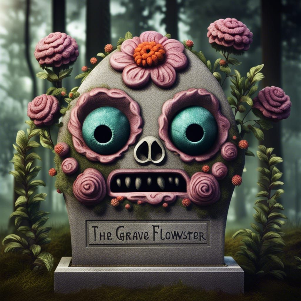 Flower monster (grave)
