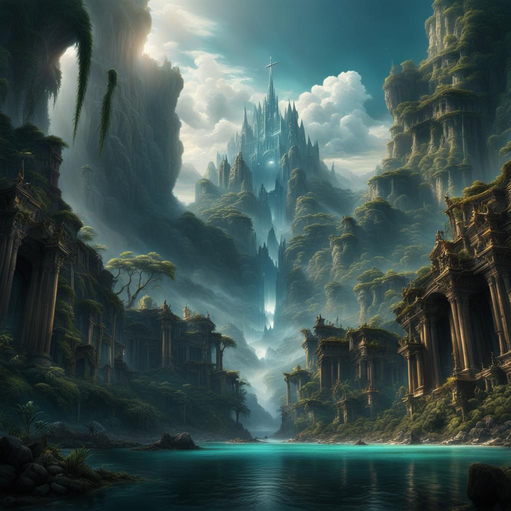 Epic Paradise: God and Angels in Digital Art