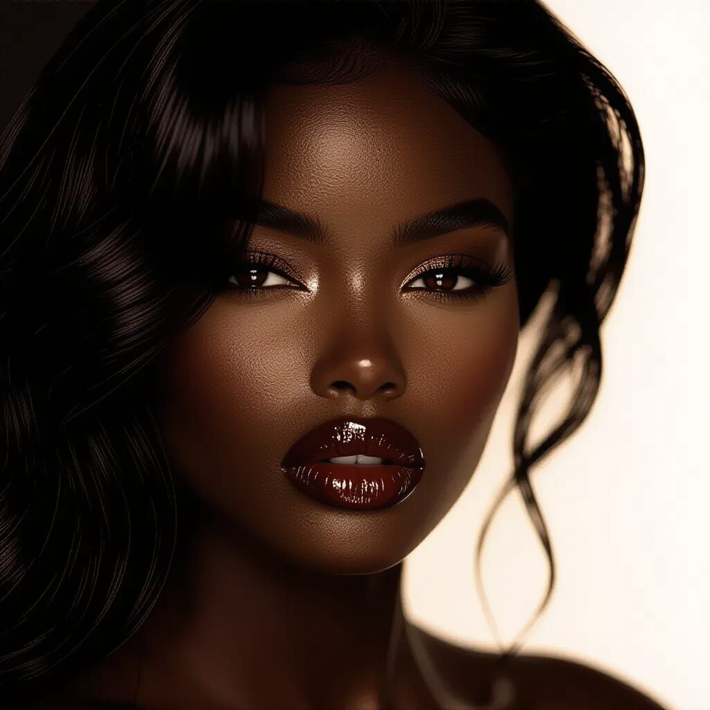 Soulful Portrait of a Woman in Dramatic Lighting