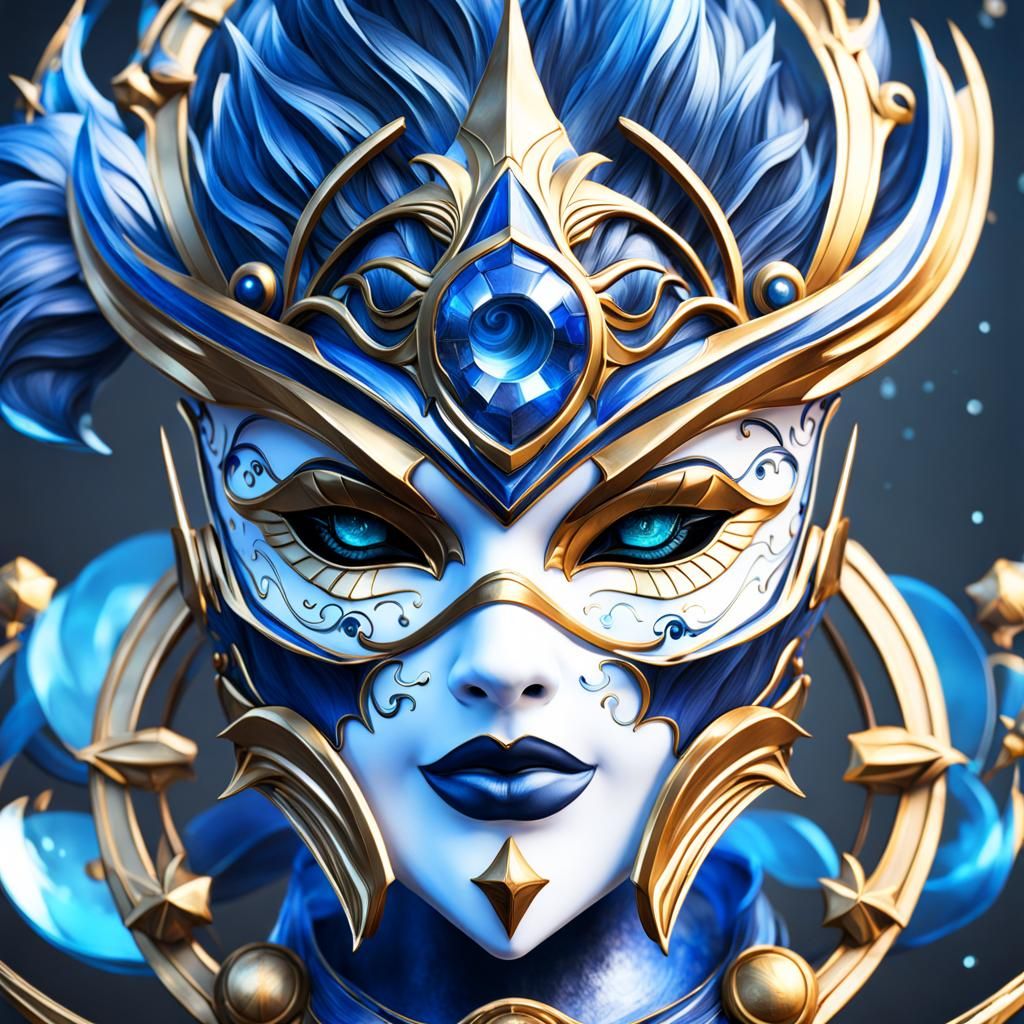 Sailor Mercury (carnival mask)