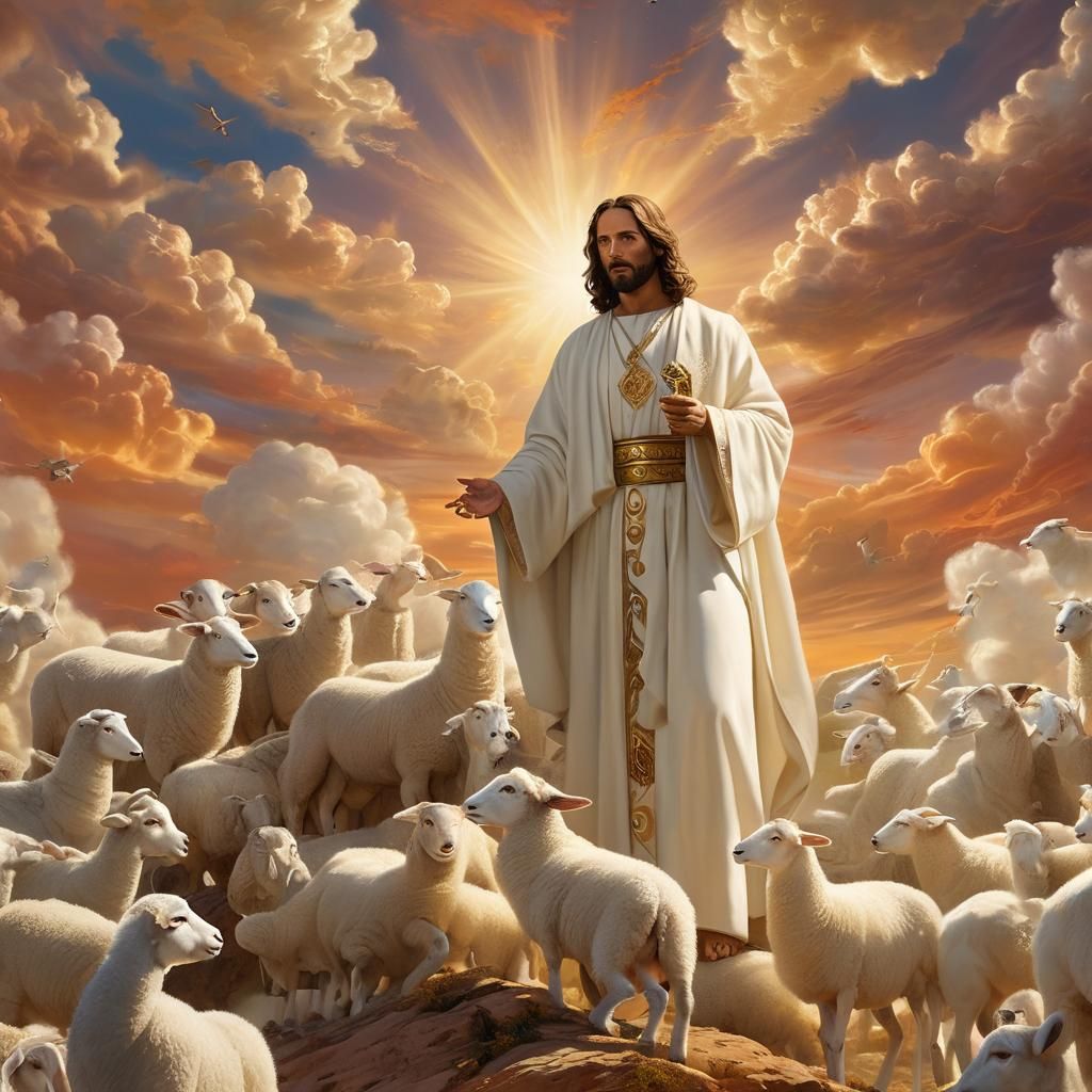 Jesus Christ, Lamb of God, in Heavenly Symphony