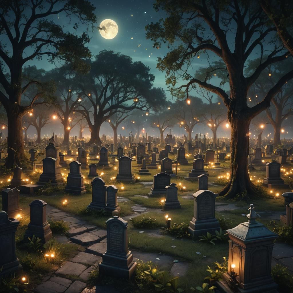Fireflies Light Graveyard in New Orleans Style