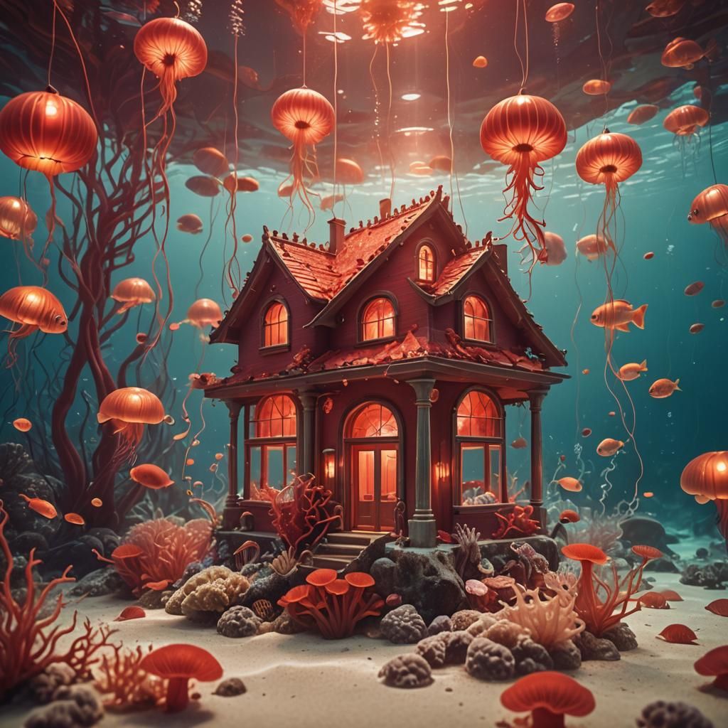 Underwater Glass Home in a Tropical Paradise