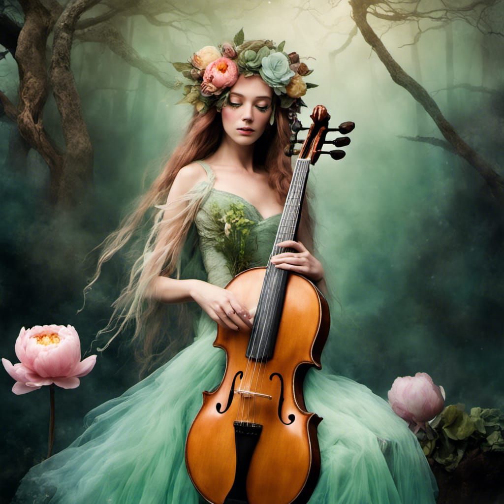 Ethereal Rainbow Eucalyptus Fairy Dryad