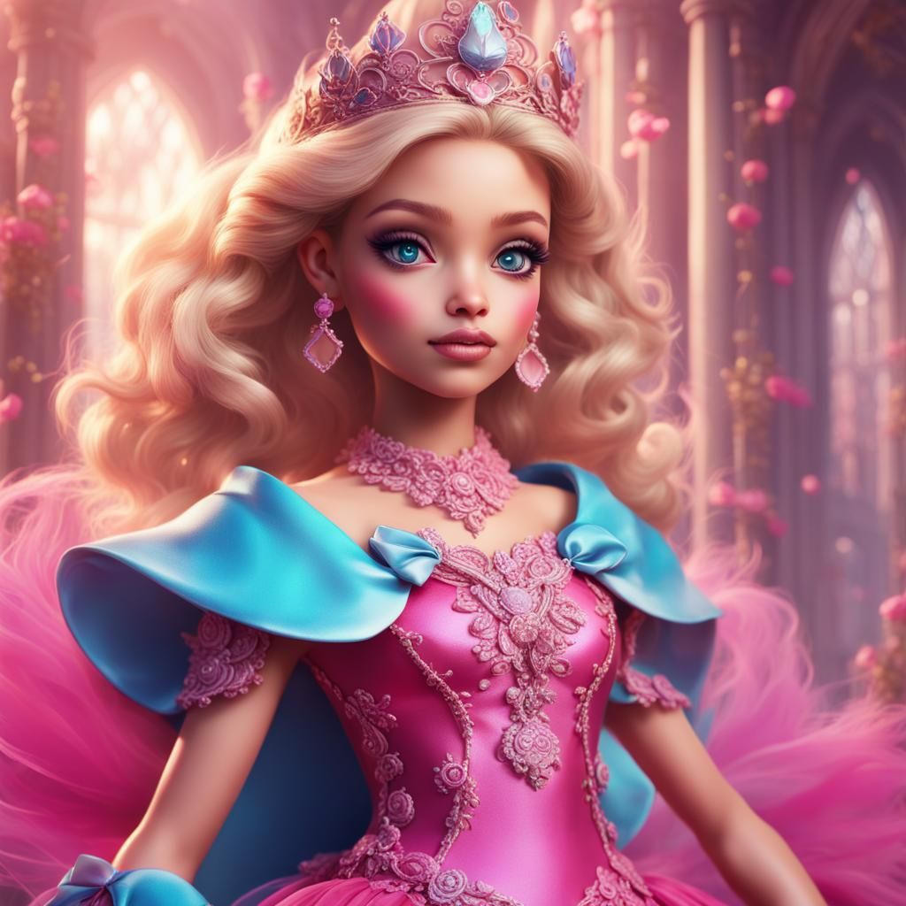Girly Boy as Barbie: Fantasy Concept Art