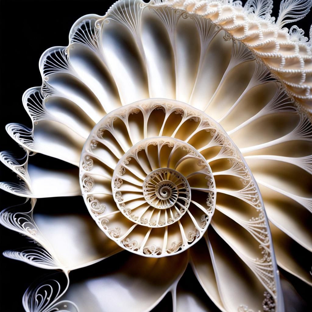 Transparent Seashell: Ethereal Dreamscape