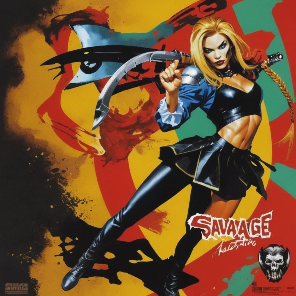 AI Interpretation of the Word Savage