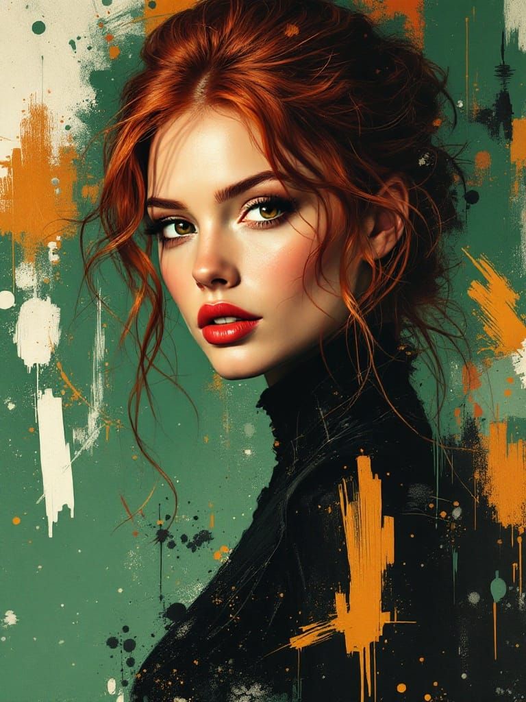 Irish Beauty Radiates in Vibrant Brushstrokes