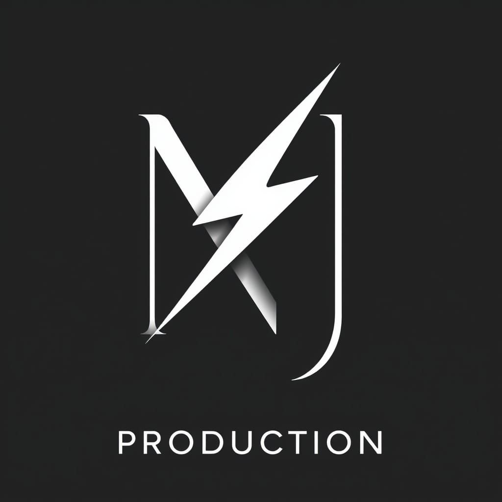 Minimalist Logo with Stylized Letters in Sharp Style