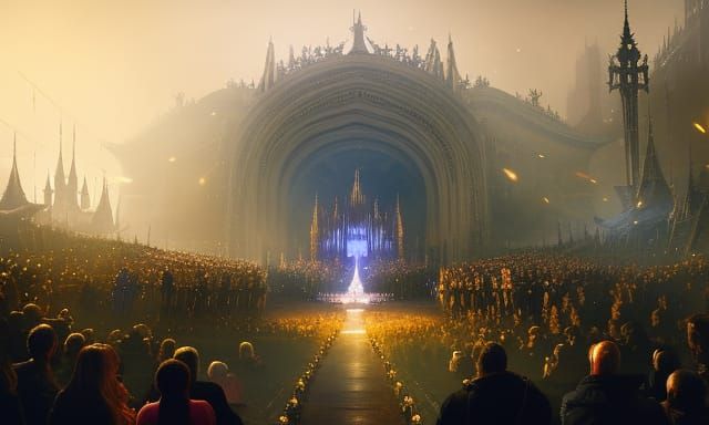 Carols by Candlelight: Hyperdetailed Christmas Scene