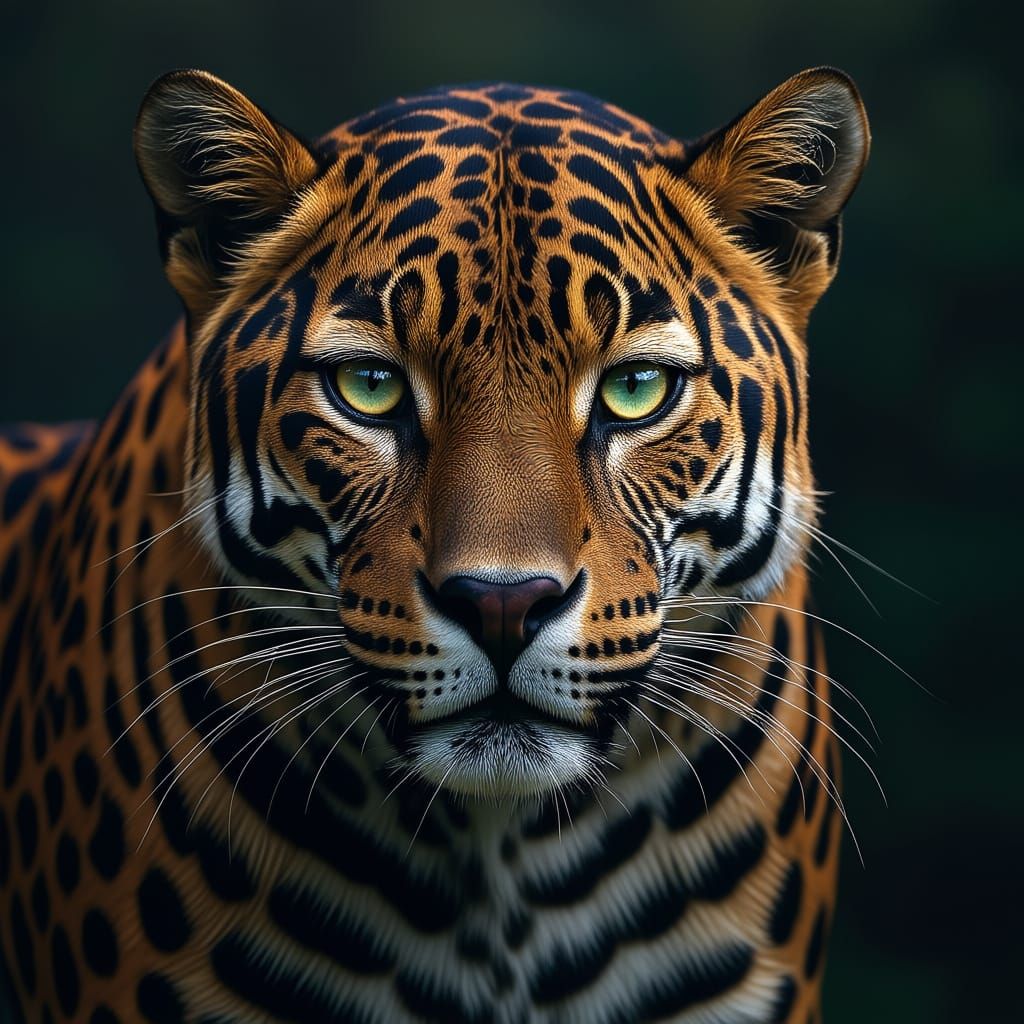 Realistic Jaguar Portrait