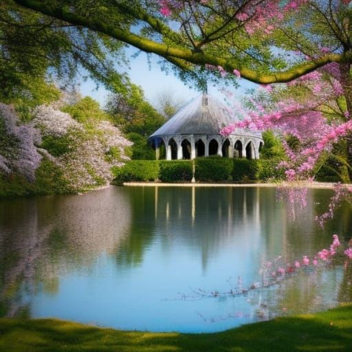 Ethereal gothic crystal witch house with beautiful garden& B...