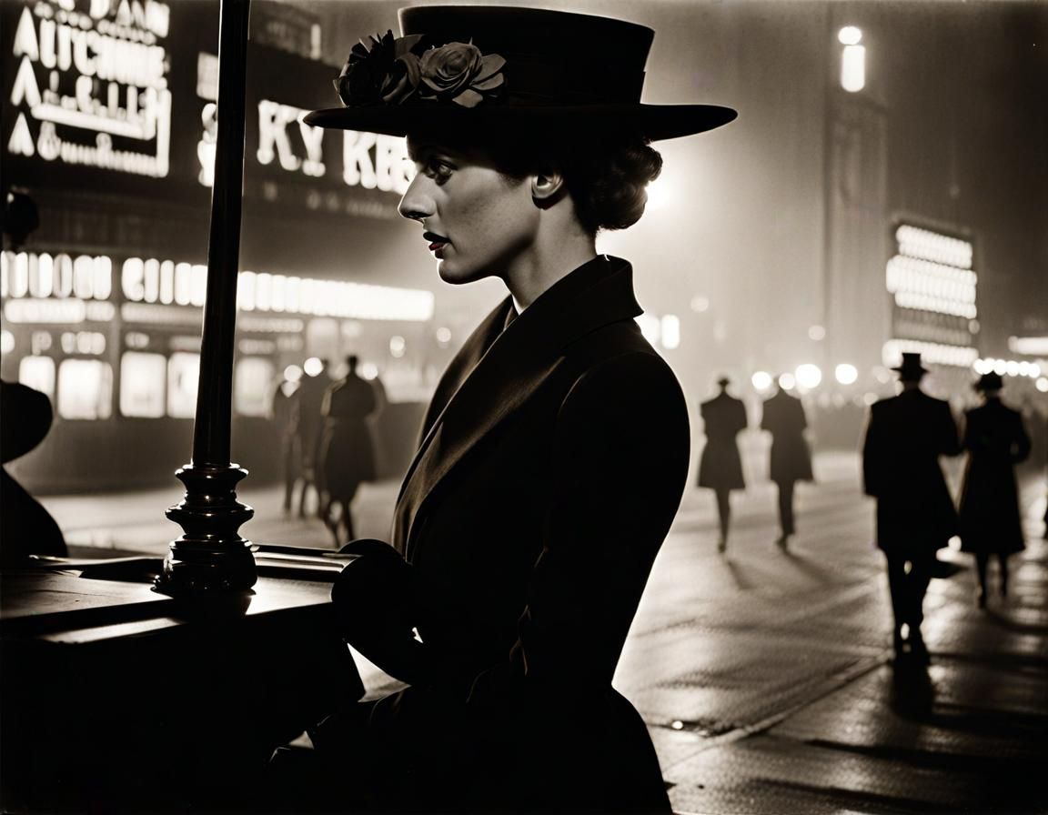 City Street Photography in Sepia Tone