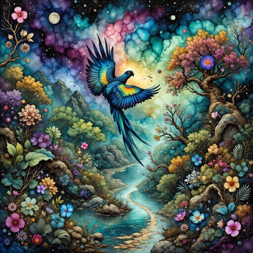 Jungle Parrot Flight