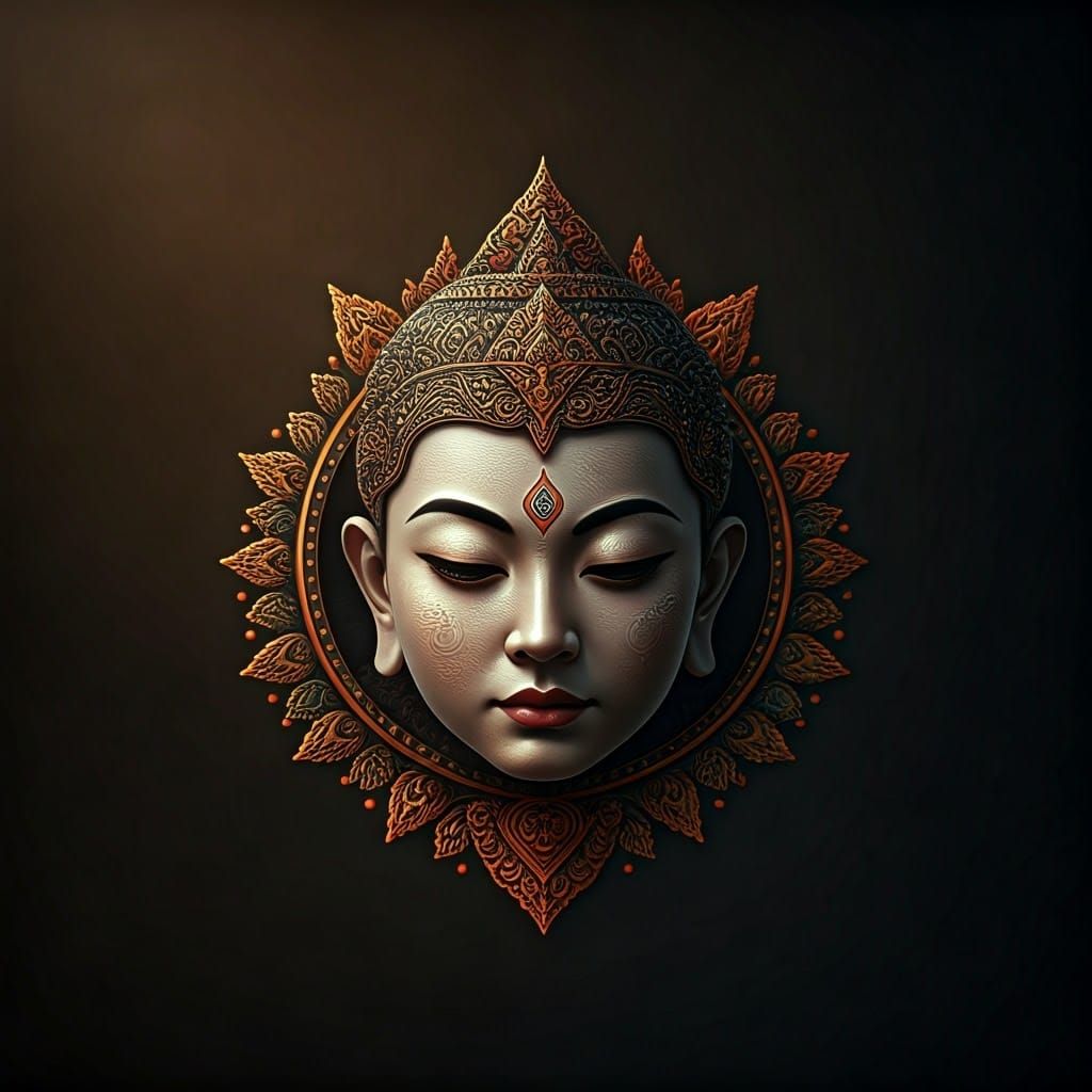 AI Animated Artist Logo: Bagan Meets AI