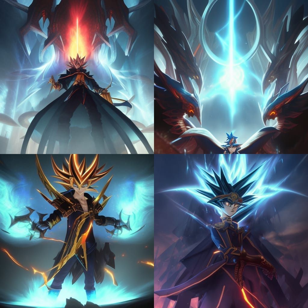 Yu-Gi-Oh Meets Elden Ring in Dark Fantasy Art