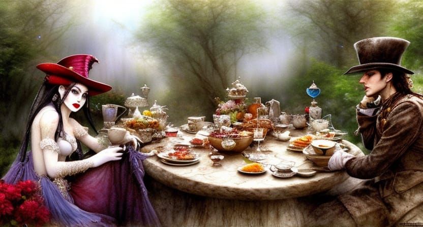 Wanna come over here, eat with us