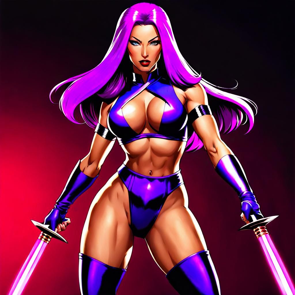 Psylocke swords