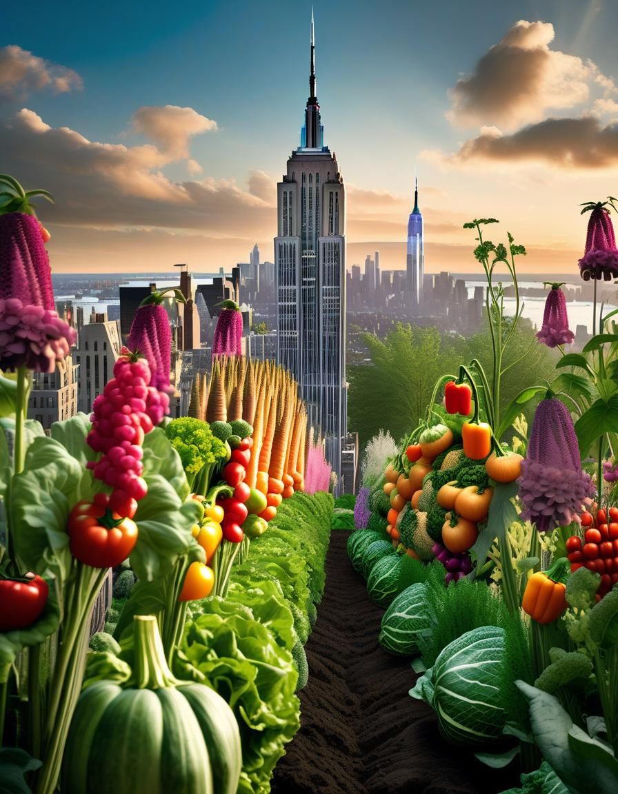 Empire State Building Transformed into Vertical Garden