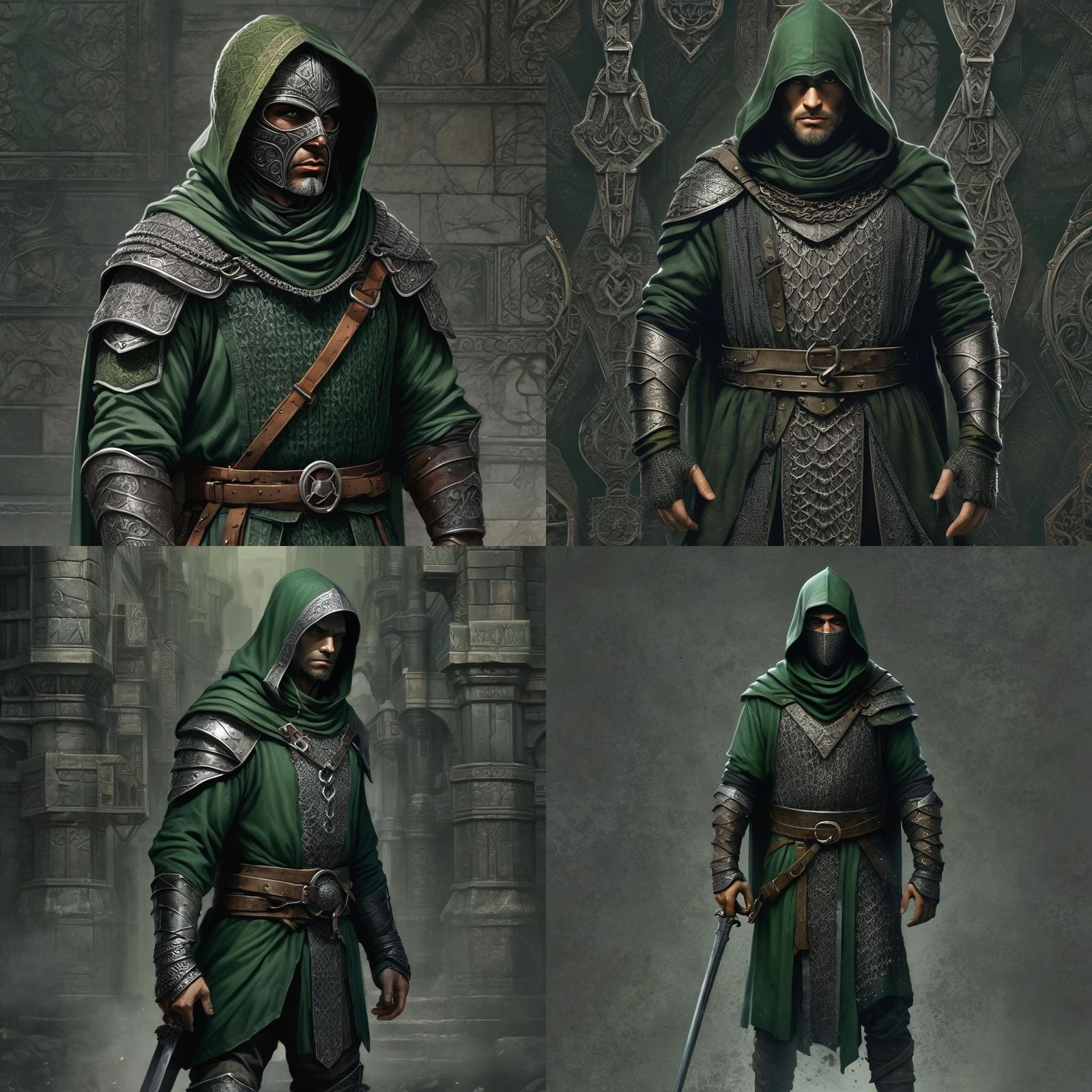 Fantasy City Guard Illustration