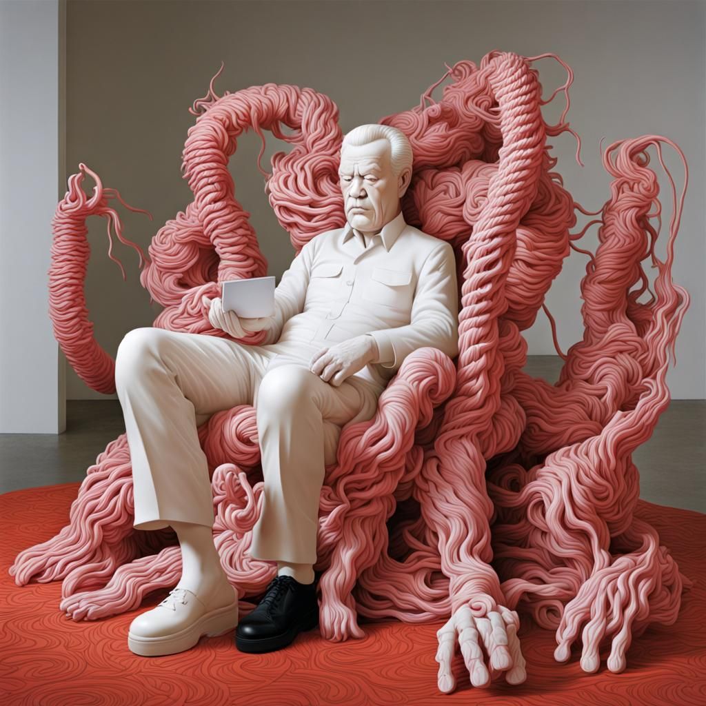 The Devil at Work: Paper Sculpture Art