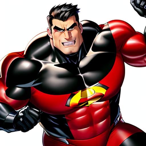 Mr. Incredible: A Classic Superhero Portrait