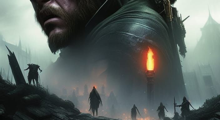 Epic Irish Warriors in Supernatural Combat