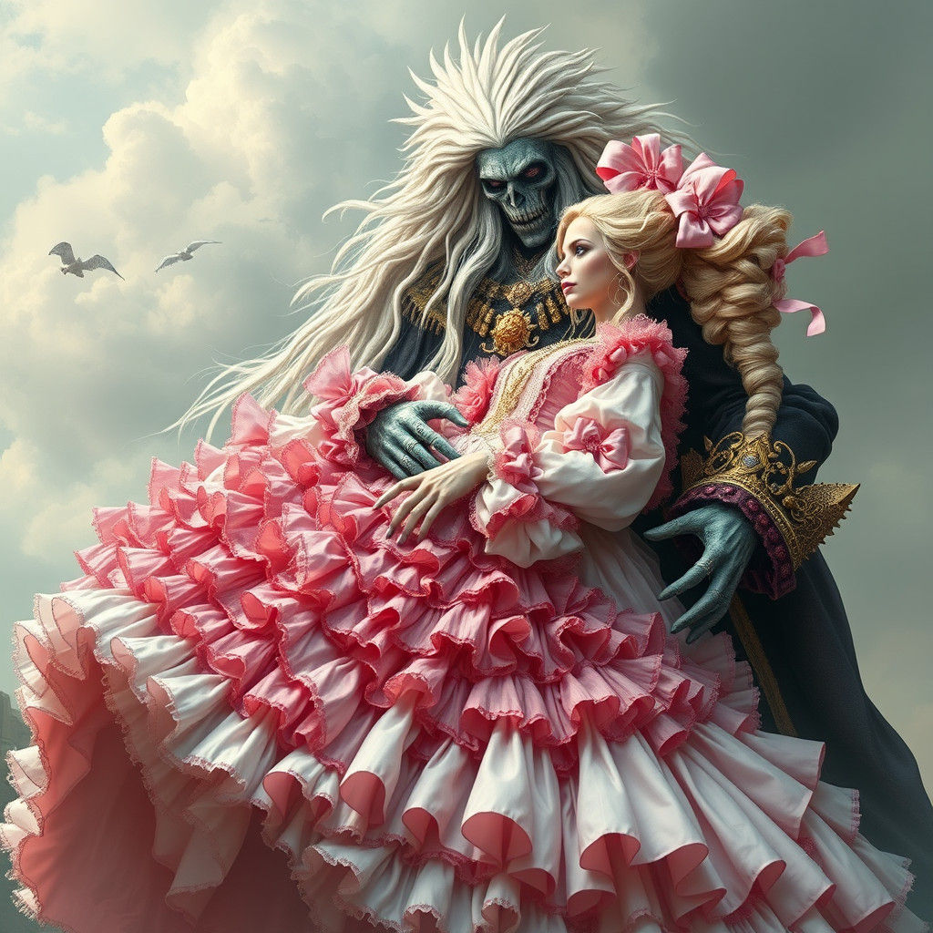 Ghoulish Pirate Captures Bride: Dark Gothic Romance