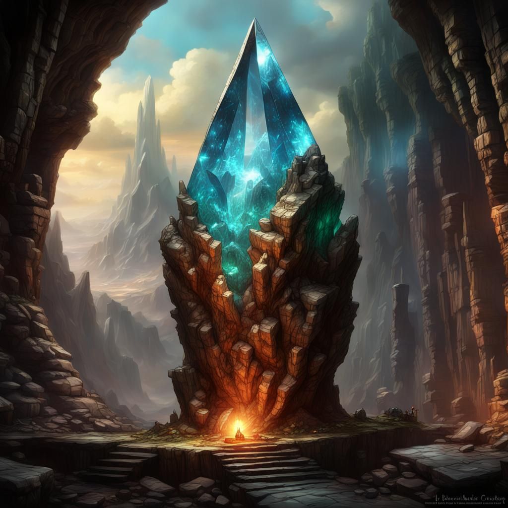 Cosmic Diamond Shard in Dwarven Forge